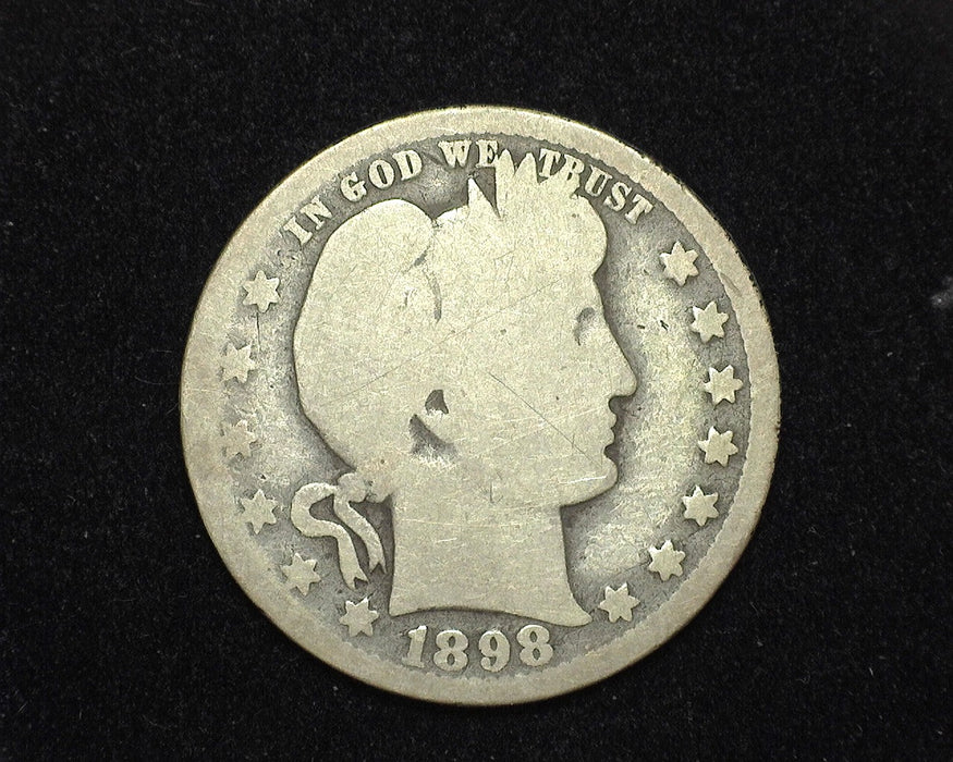 1898 O Barber Quarter G - US Coin