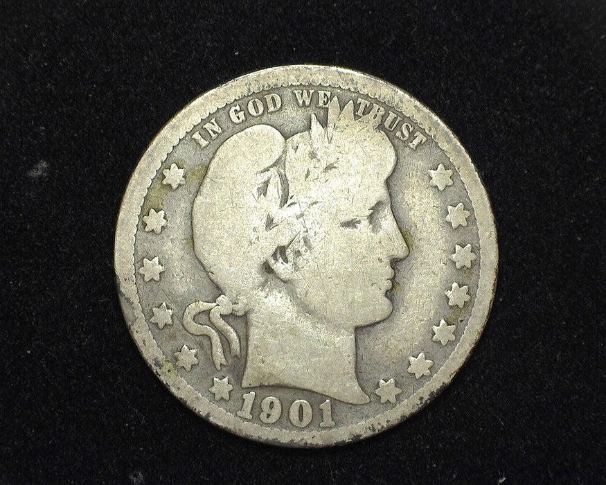 1901 O Barber Quarter G - US Coin