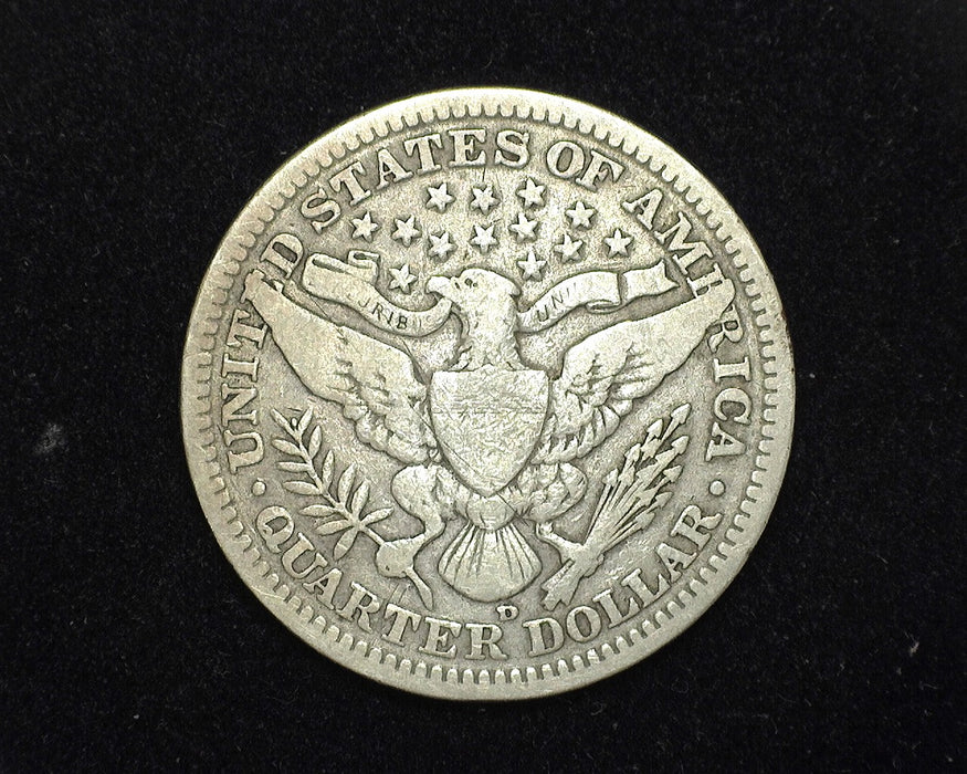 1909 D Barber Quarter F - US Coin