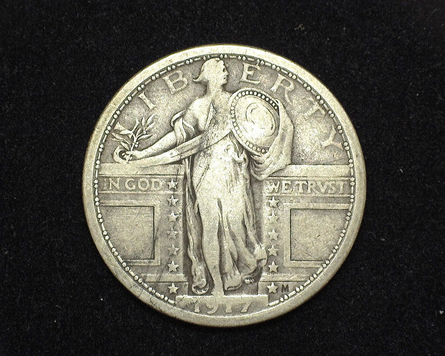 1917 Type 1 Standing Liberty Quarter VG - US Coin