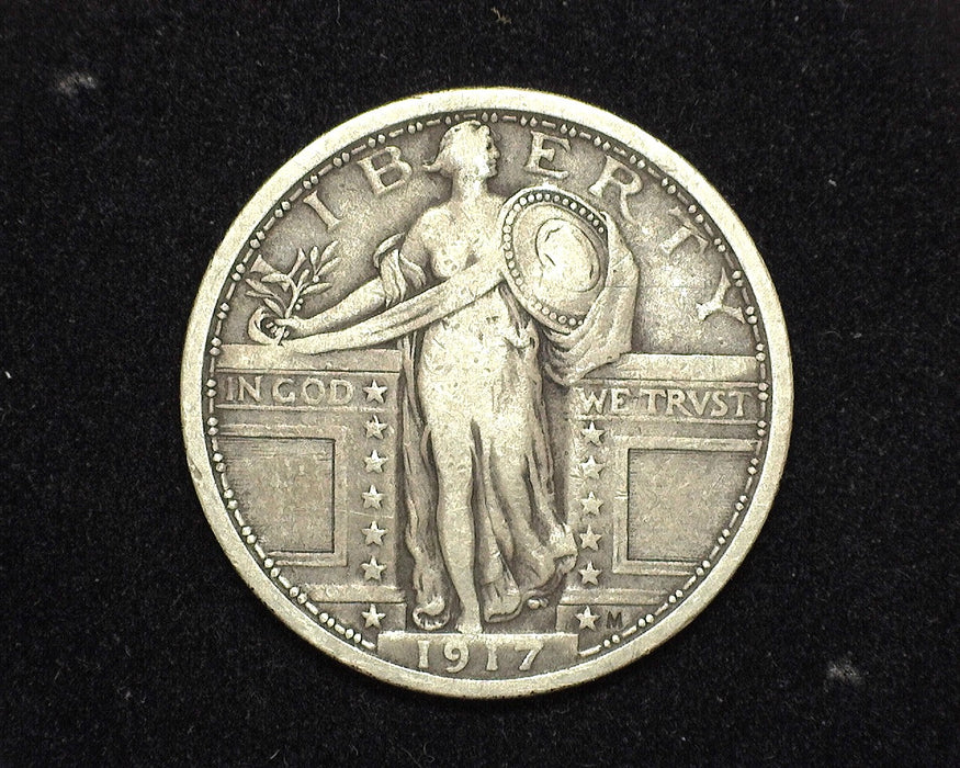 1917 Type 1 Standing Liberty Quarter F - US Coin