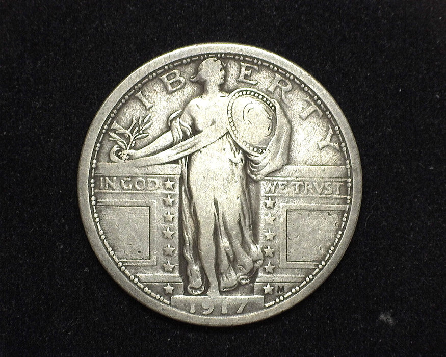 1917 Type 1 Standing Liberty Quarter F - US Coin