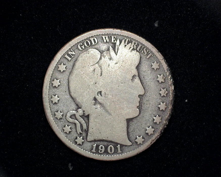 1901 S Barber Half Dollar G - US Coin