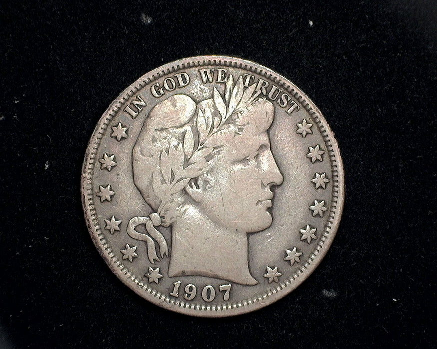 1907 D Barber Half Dollar F - US Coin