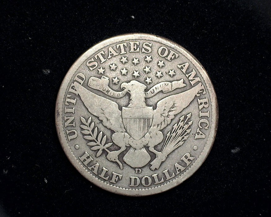 1907 D Barber Half Dollar F - US Coin