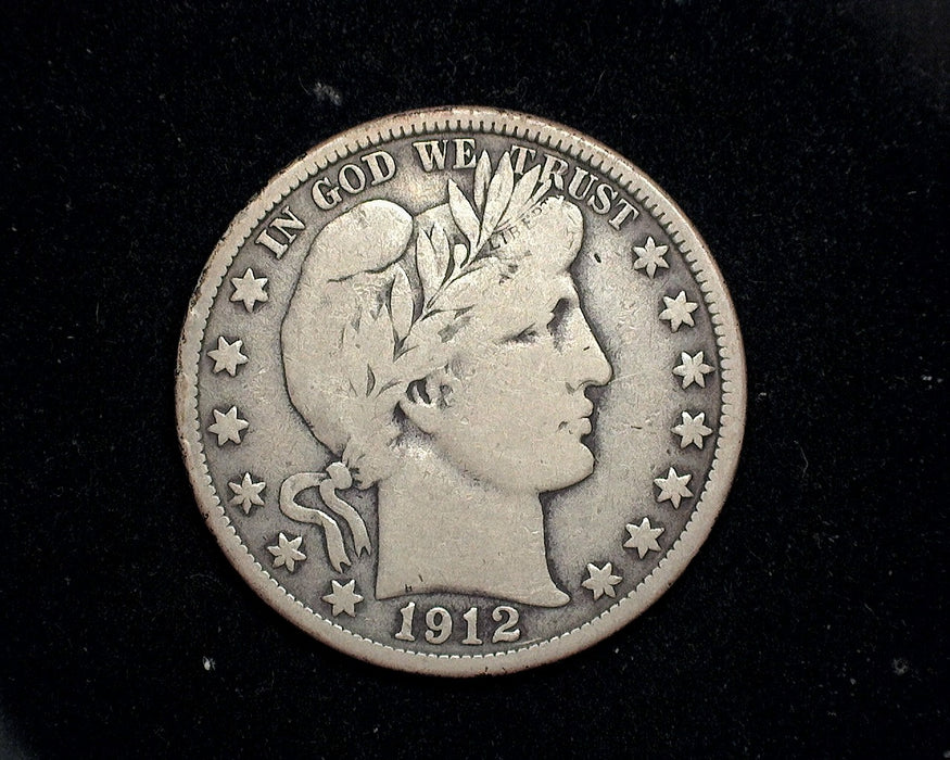 1912 D Barber Half Dollar F - US Coin