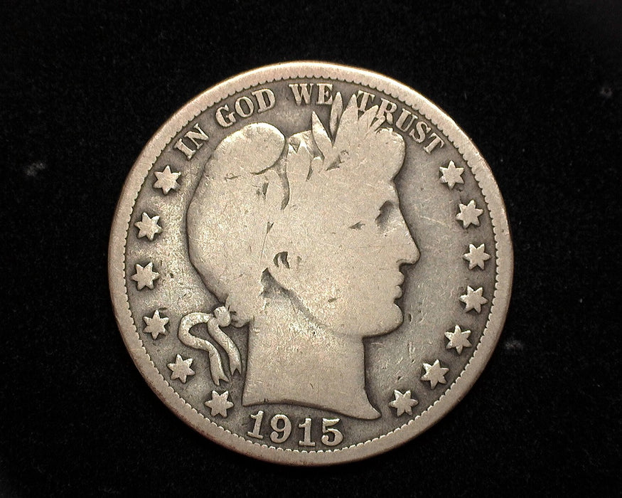 1915 Barber Half Dollar VG - US Coin