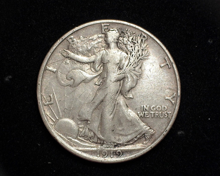 1919 D Walking Liberty Half Dollar VF - US Coin