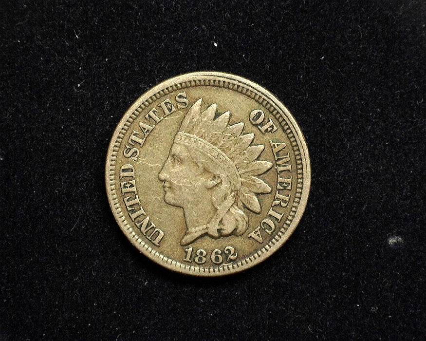 1862 Indian Head Cent F - US Coin