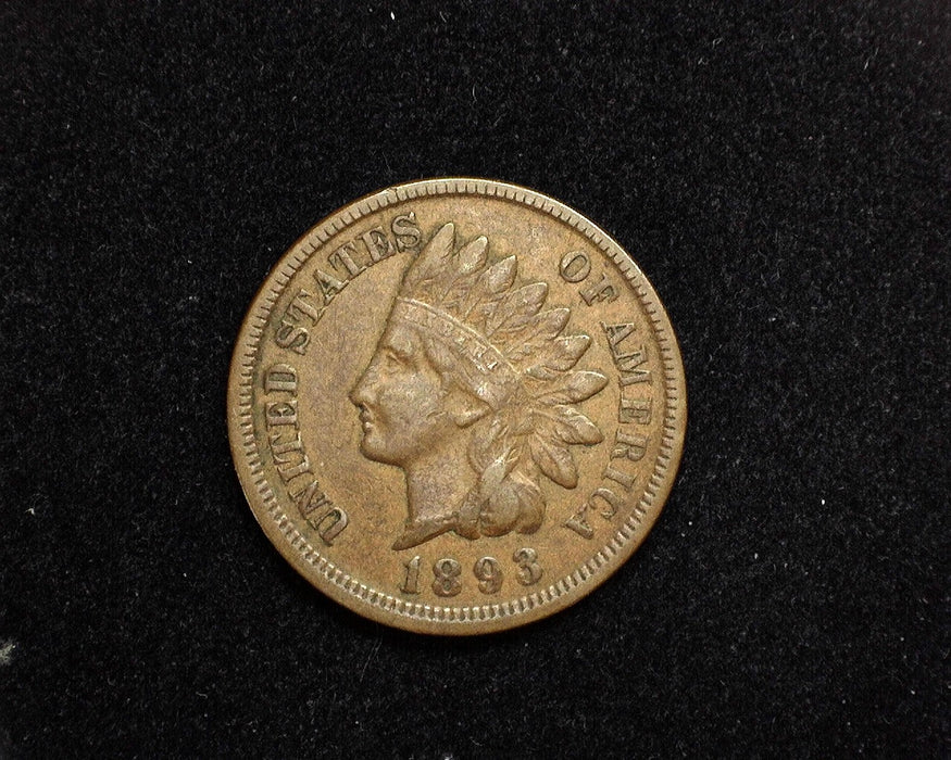 1893 Indian Head Cent VF - US Coin