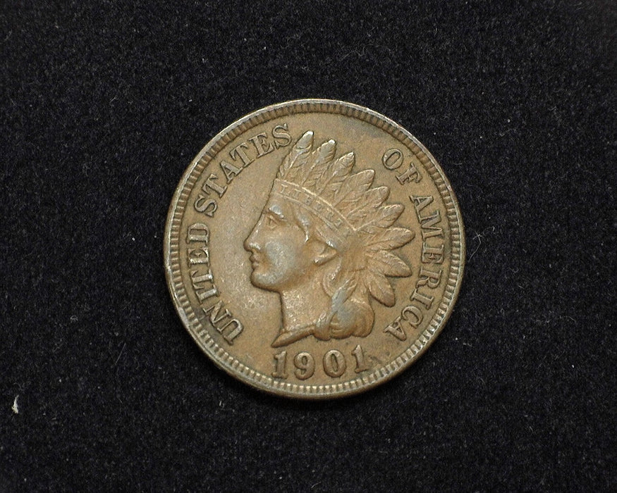 1901 Indian Head Cent VF/XF - US Coin