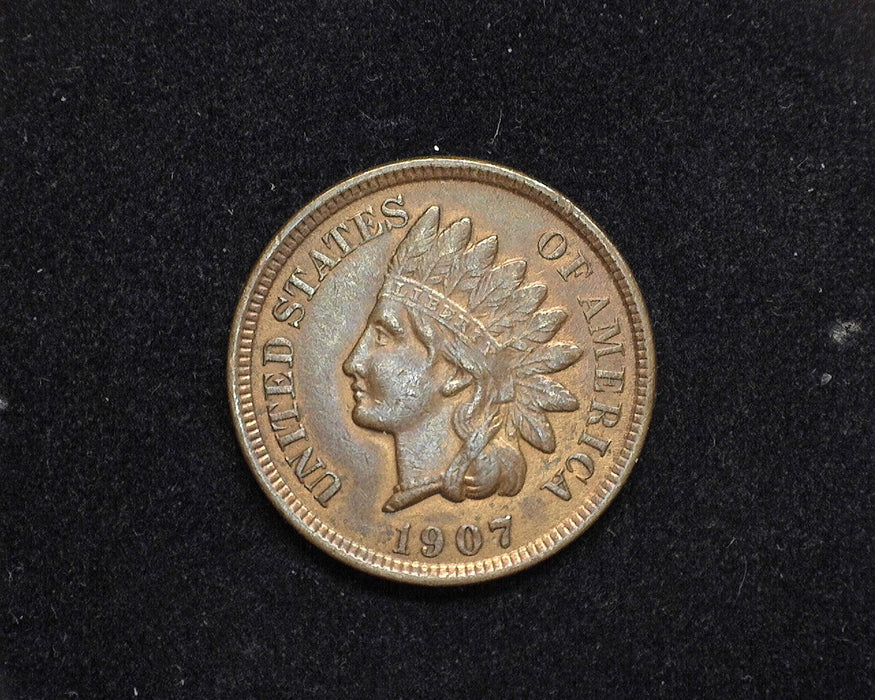 1907 Indian Head Cent AU - US Coin