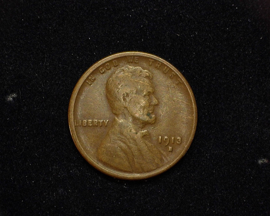 1913 S Lincoln Wheat Cent VG - US Coin