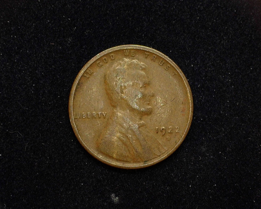 1922 D Lincoln Wheat Cent F - US Coin