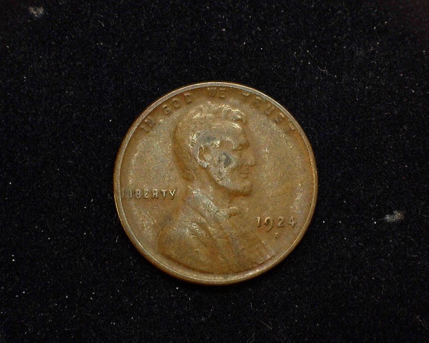 1924 D Lincoln Wheat Cent VG - US Coin