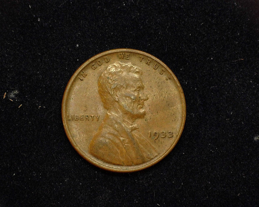 1933 Lincoln Wheat Cent XF - US Coin