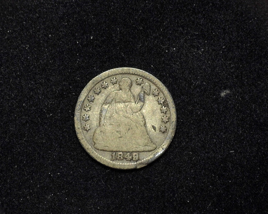 1849 Liberty Seated Half Dime G - US Coin