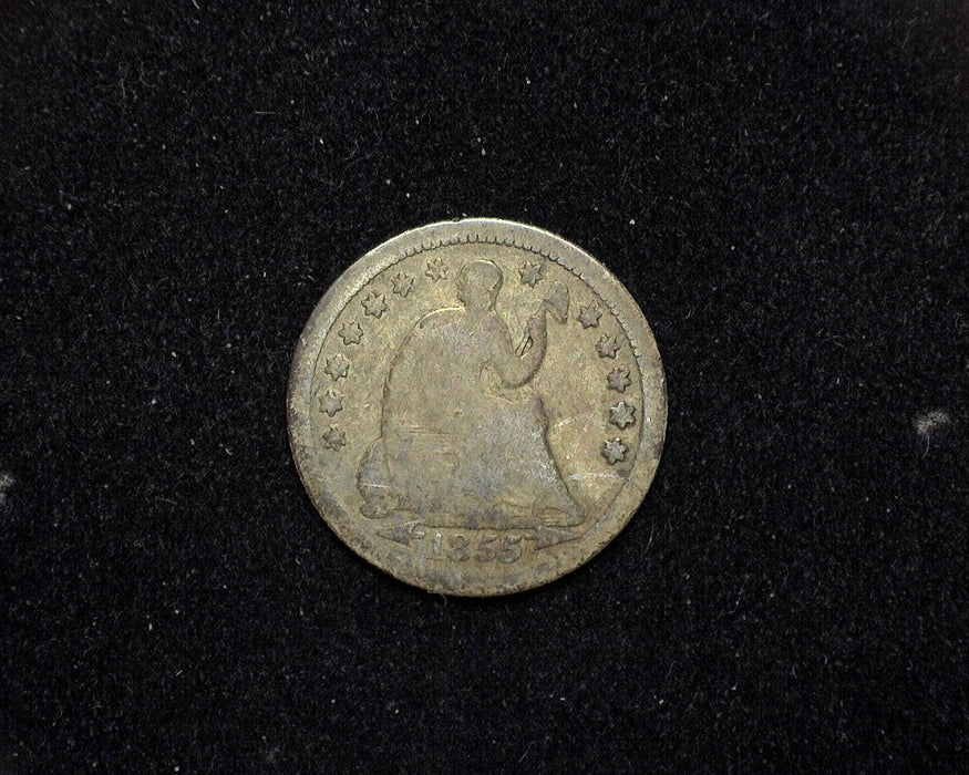 1855 Liberty Seated Half Dime G Arrows - US Coin