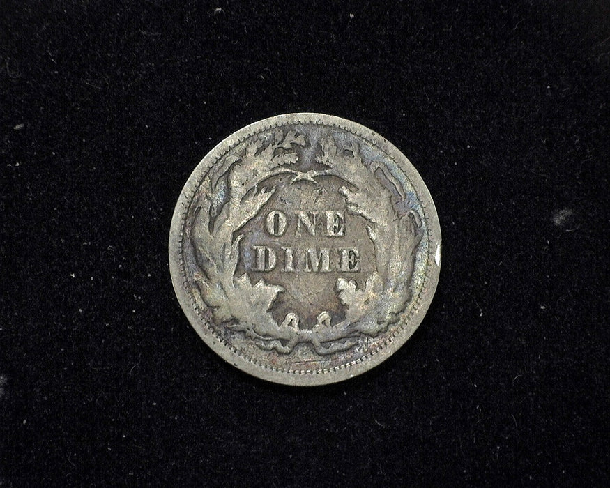 1872 Liberty Seated Dime F - US Coin