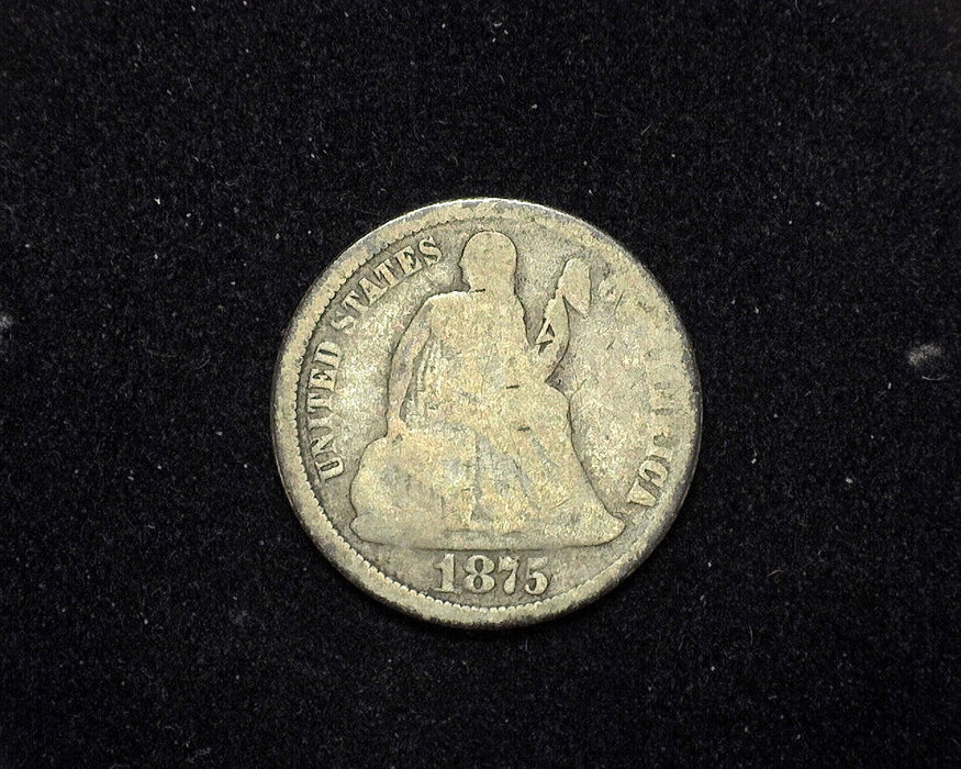 1875 Liberty Seated Dime G - US Coin