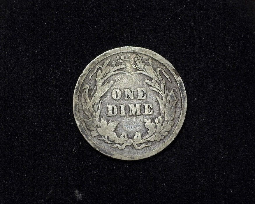 1894 Barber Dime G Rim damage - US Coin