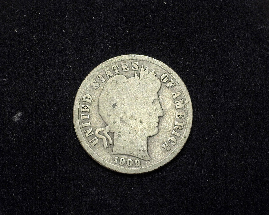 1909 S Barber Dime G - US Coin