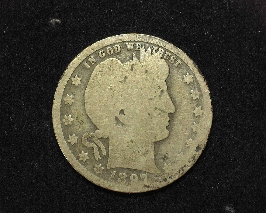 1897 O Barber Quarter AG/G - US Coin