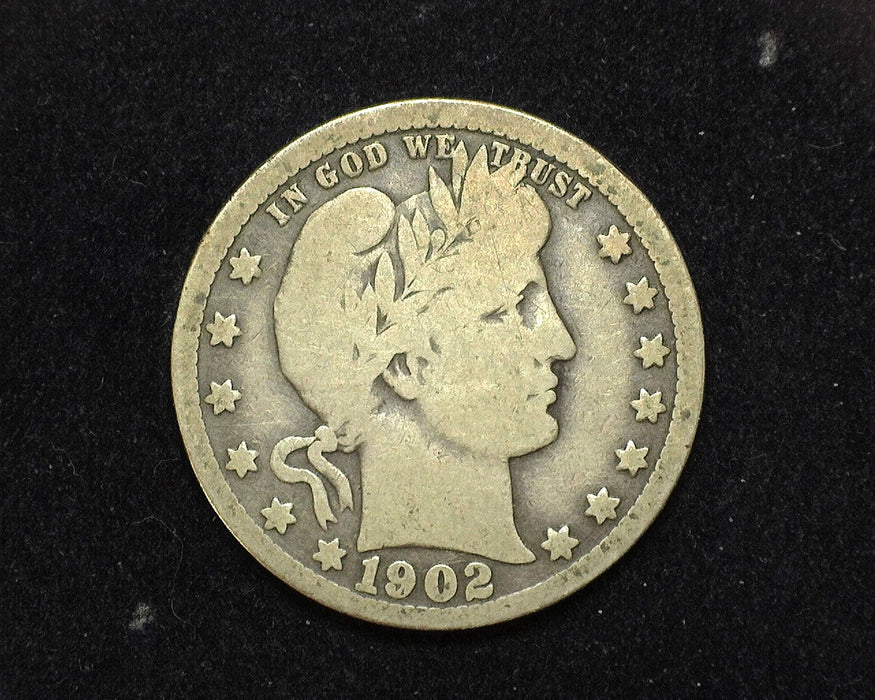 1902 Barber Quarter VG - US Coin