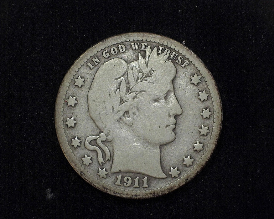 1911 D Barber Quarter VG - US Coin