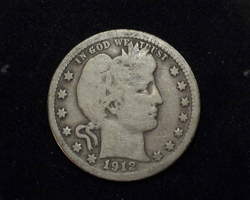 1912 S Barber Quarter G - US Coin