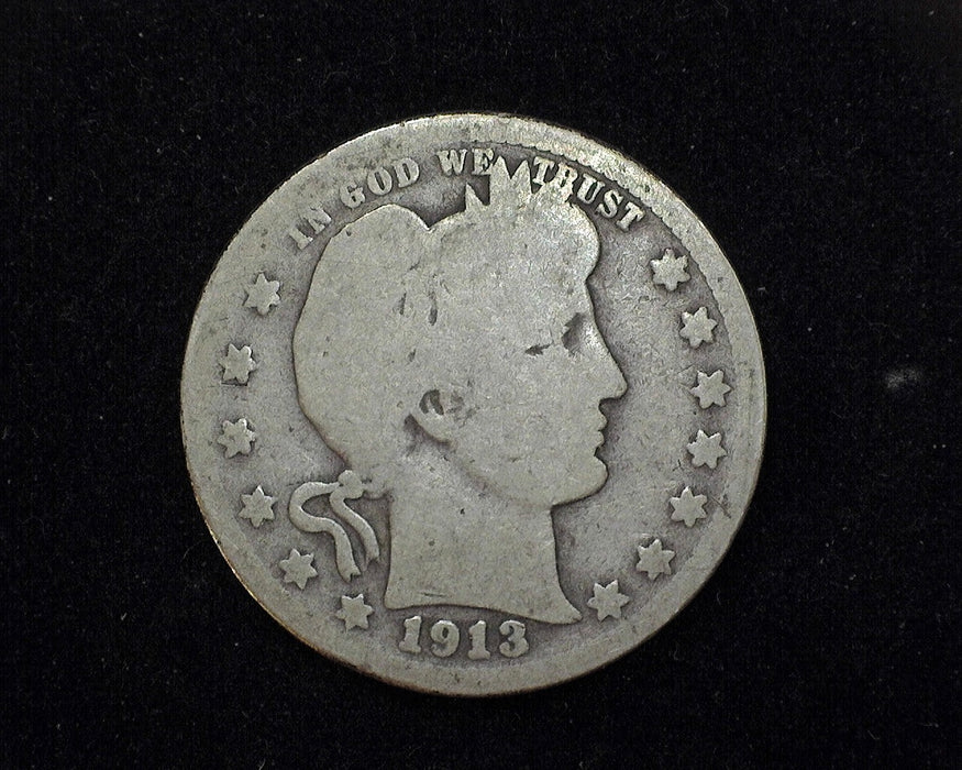 1913 Barber Quarter AG - US Coin