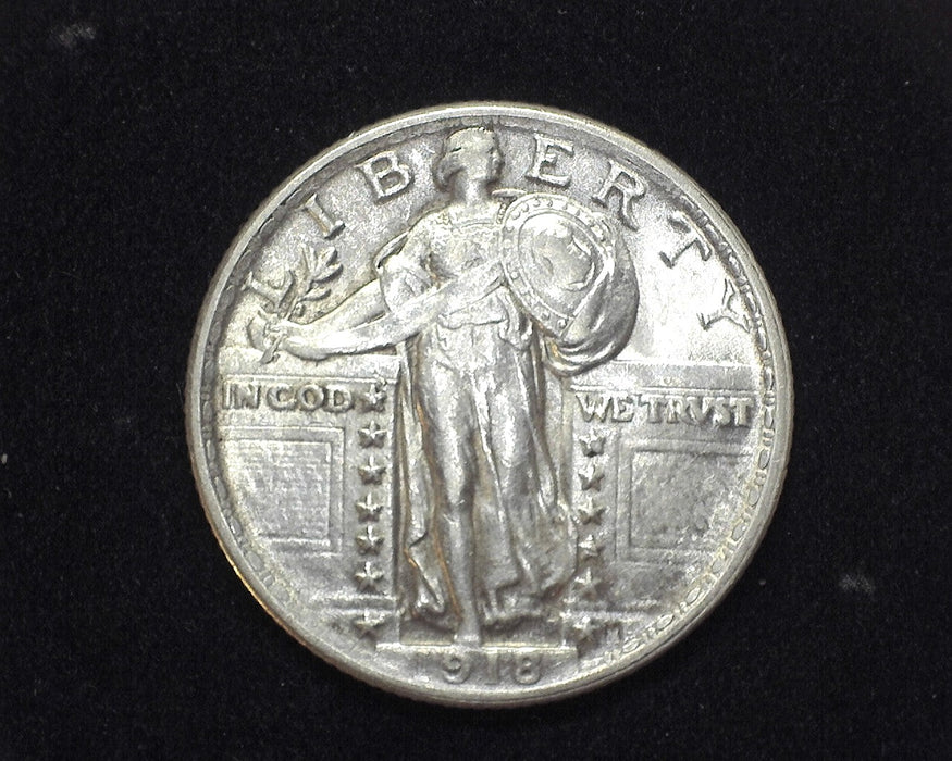 1918 Standing Liberty Quarter AU - US Coin