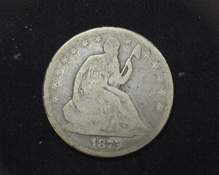 1875 Liberty Seated Half Dollar G - US Coin