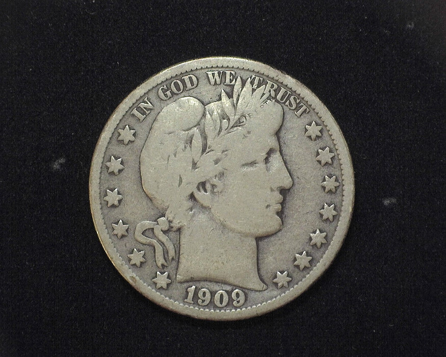 1909 S Barber Half Dollar F - US Coin