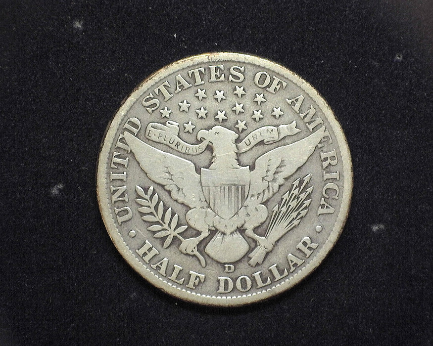 1913 D Barber Half Dollar VG - US Coin