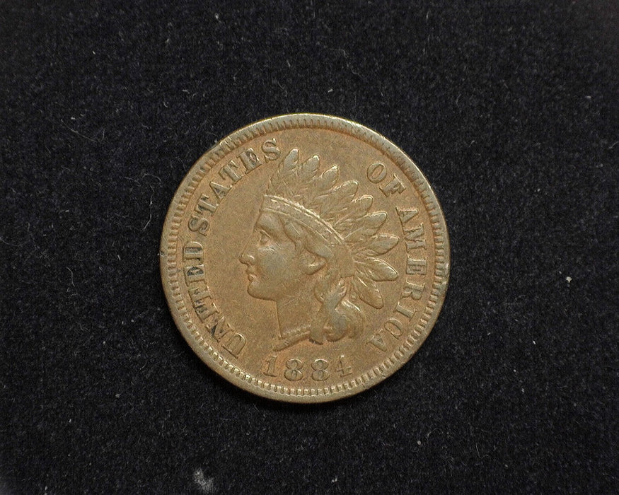 1884 Indian Head Penny/Cent VF - US Coin