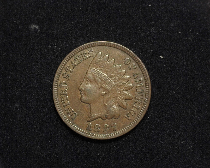 1887 Indian Head Penny/Cent Vf/Xf - US Coin