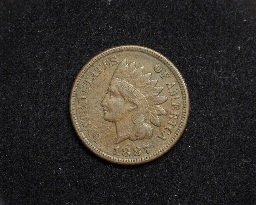 1887 Indian Head Penny/Cent VF - US Coin