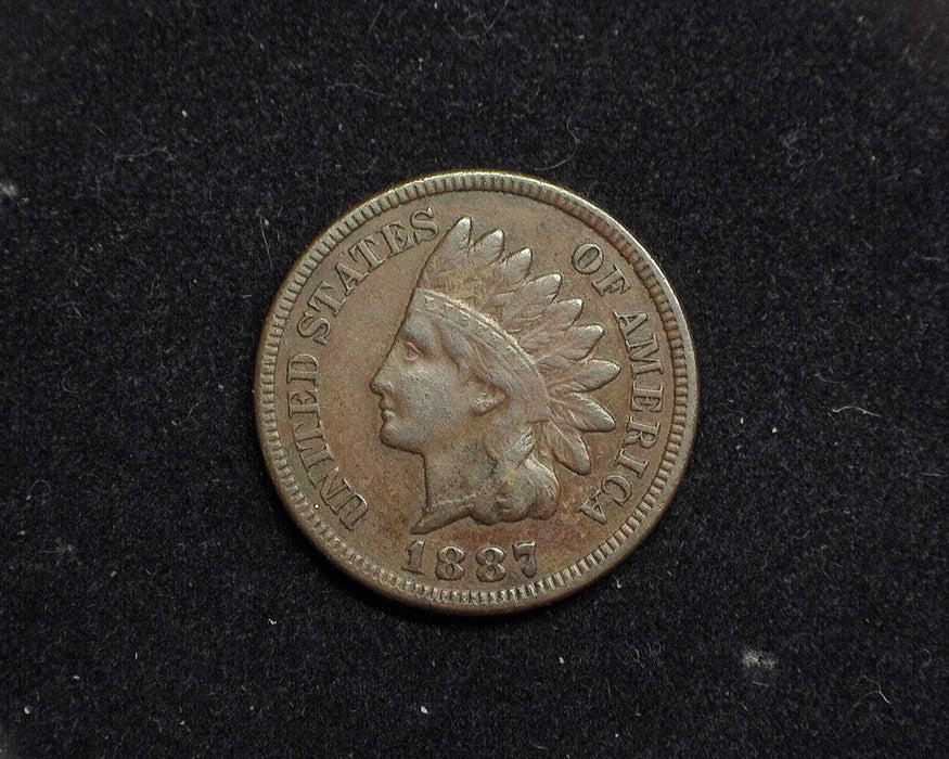 1887 Indian Head Penny/Cent VF - US Coin