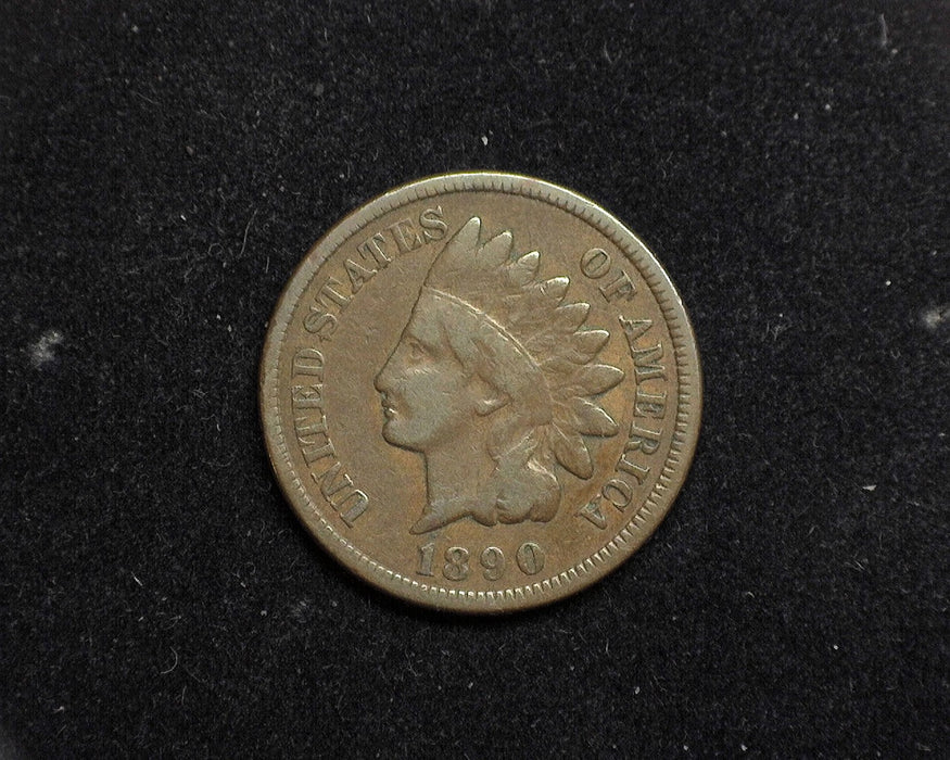 1890 Indian Head Penny/Cent F - US Coin