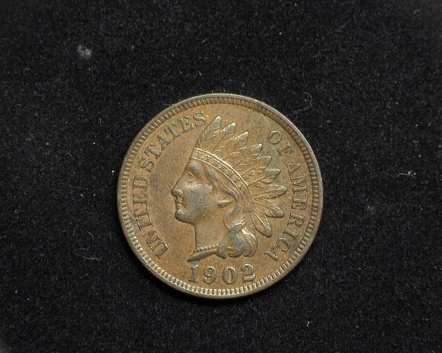 1902 Indian Head Penny/Cent XF - US Coin