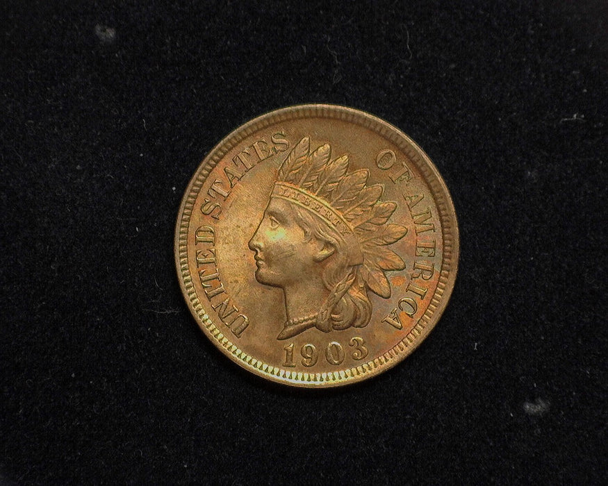 1903 Indian Head Penny/Cent BU Choice - US Coin