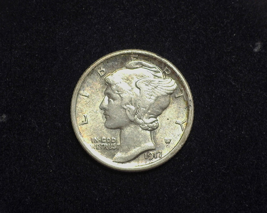 1917 D Mercury Dime AU - US Coin