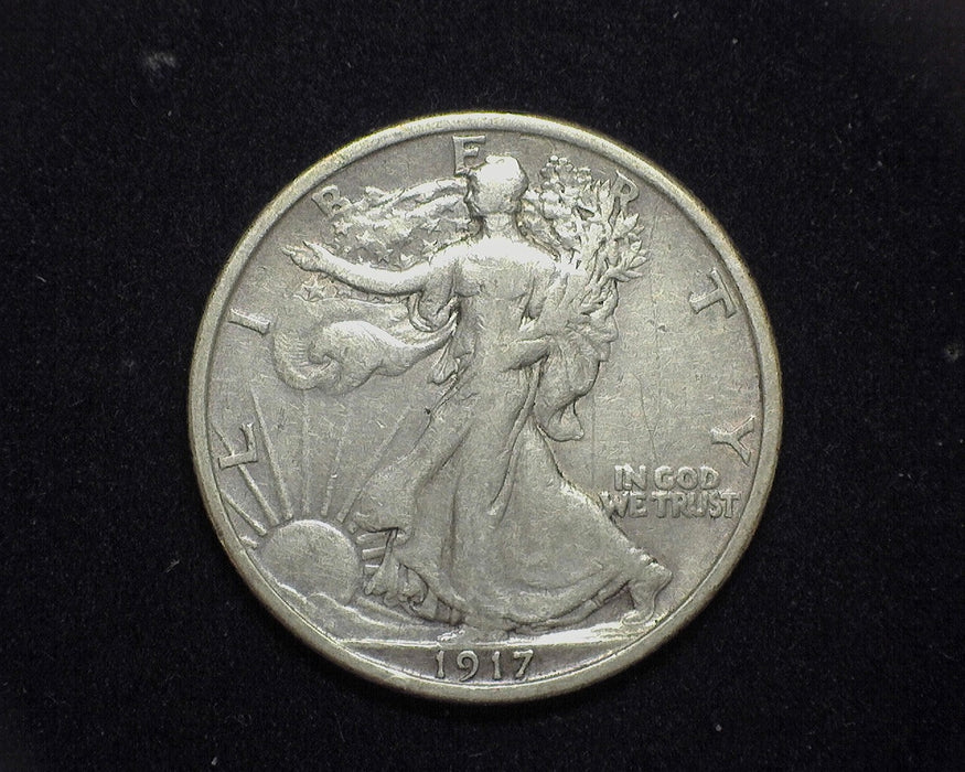 1917 Liberty Walking Half Dollar F - US Coin