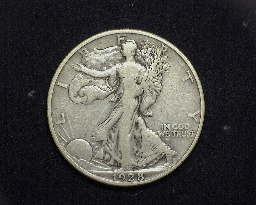 1928 S Liberty Walking Half Dollar F - US Coin