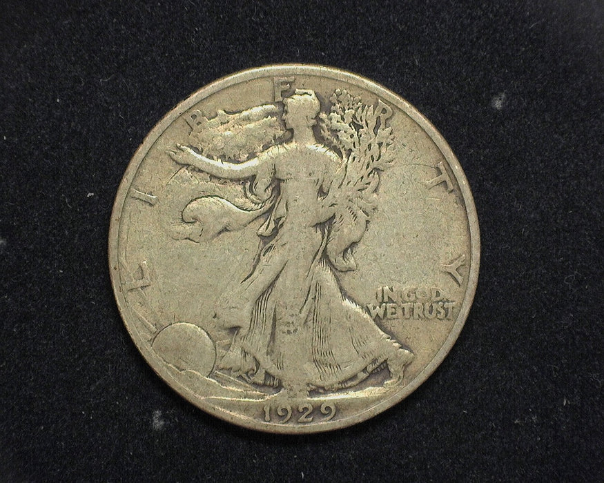 1929 S Liberty Walking Half Dollar VG+ - US Coin