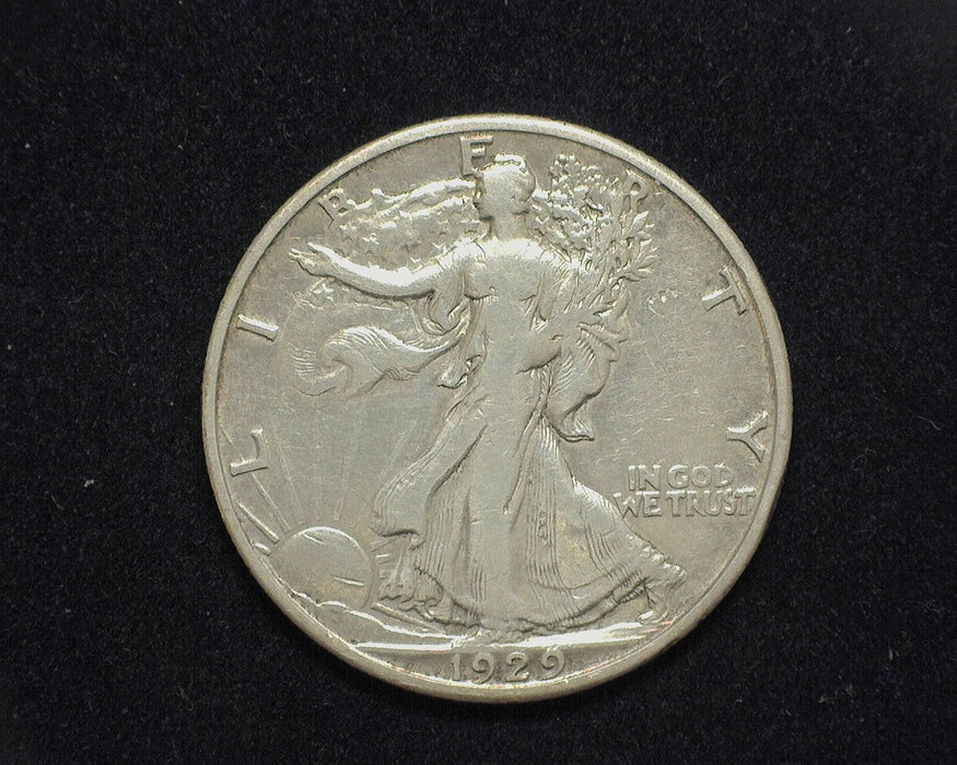 1929 S Liberty Walking Half Dollar F - US Coin