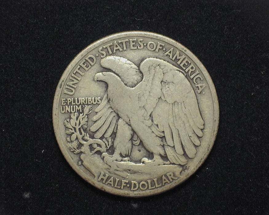 1933 S Liberty Walking Half Dollar F - US Coin