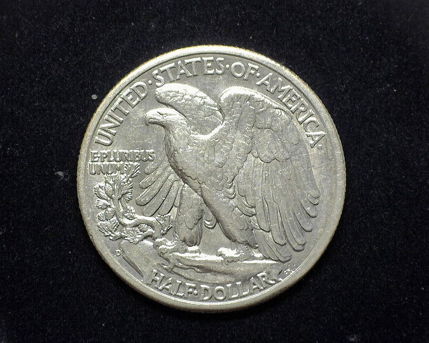 1942 D Liberty Walking Half Dollar AU - US Coin