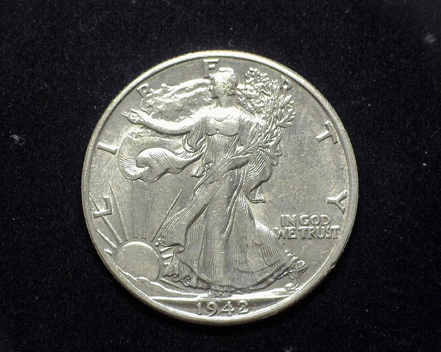 1942 D Liberty Walking Half Dollar AU - US Coin